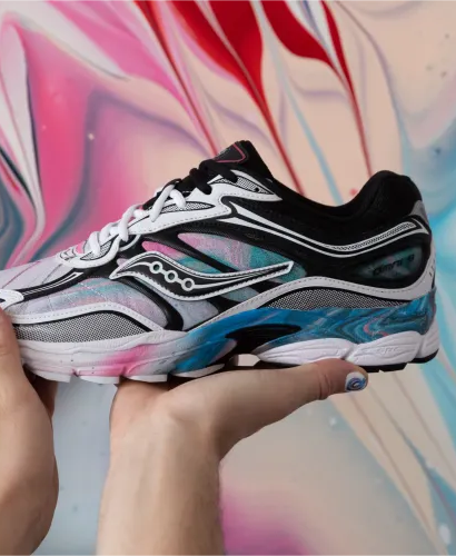 Saucony unveils exclusive collaboration with artist callen schaub